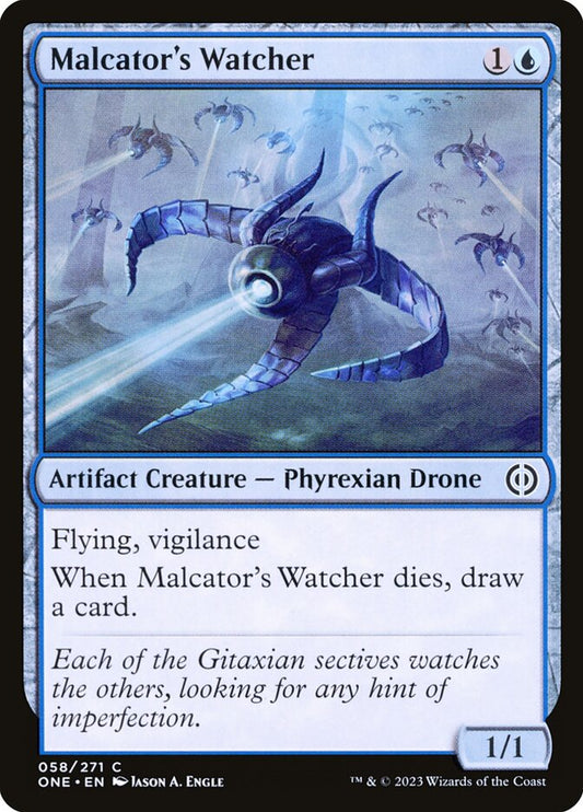 Malcator's Watcher [Phyrexia: All Will Be One] (58)