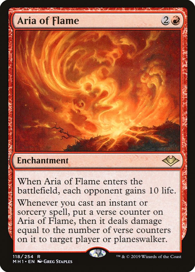 Aria of Flame [Modern Horizons] (118)
