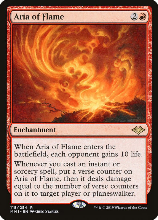 Aria of Flame [Modern Horizons] (118)