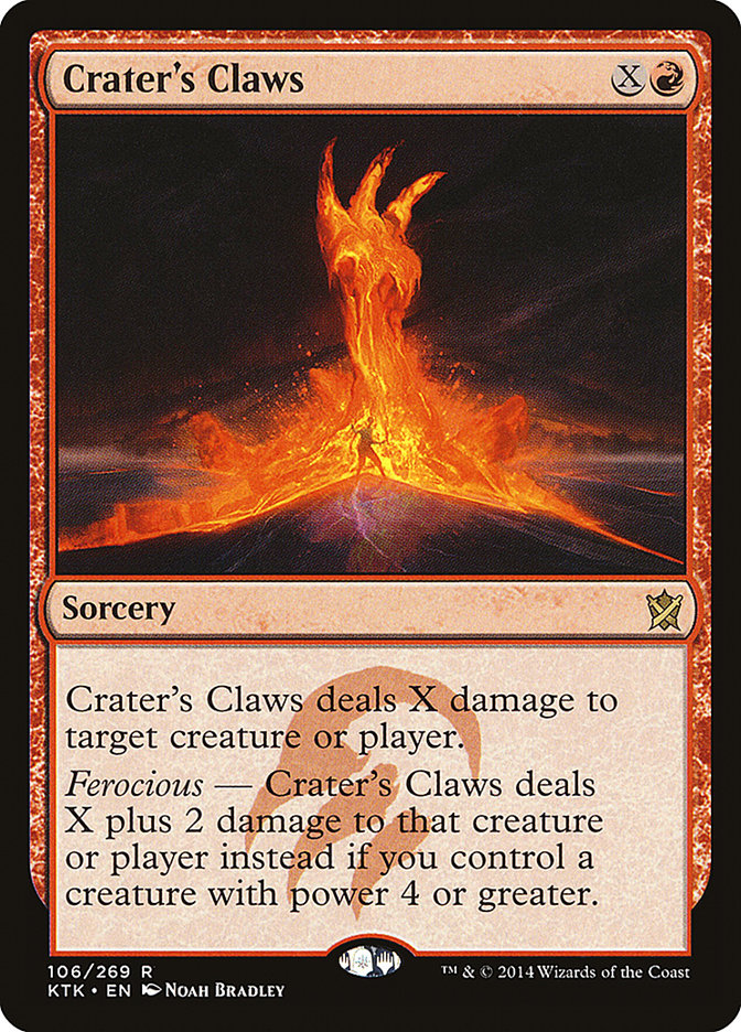 Crater's Claws [Khans of Tarkir] (106)