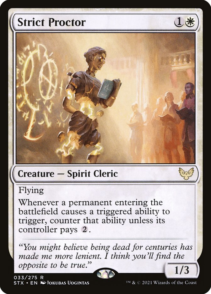 Strict Proctor [Strixhaven: School of Mages] (33)