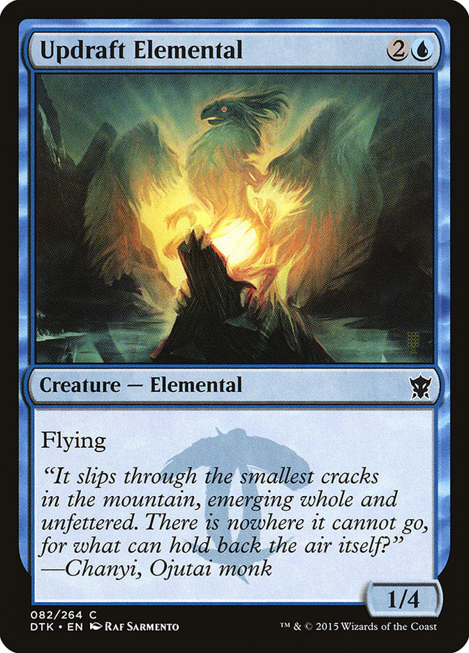 Updraft Elemental [Dragons of Tarkir] (82)