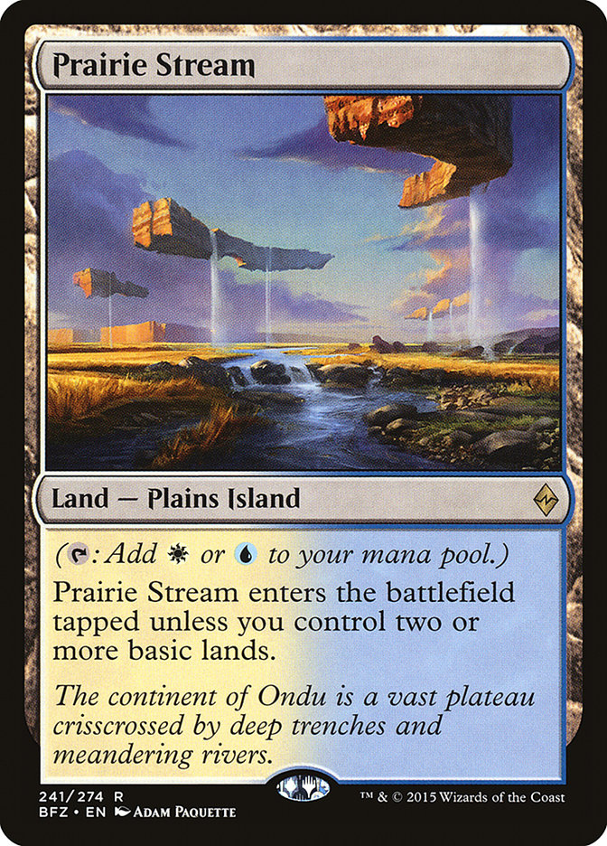 Prairie Stream [Battle for Zendikar] (241)