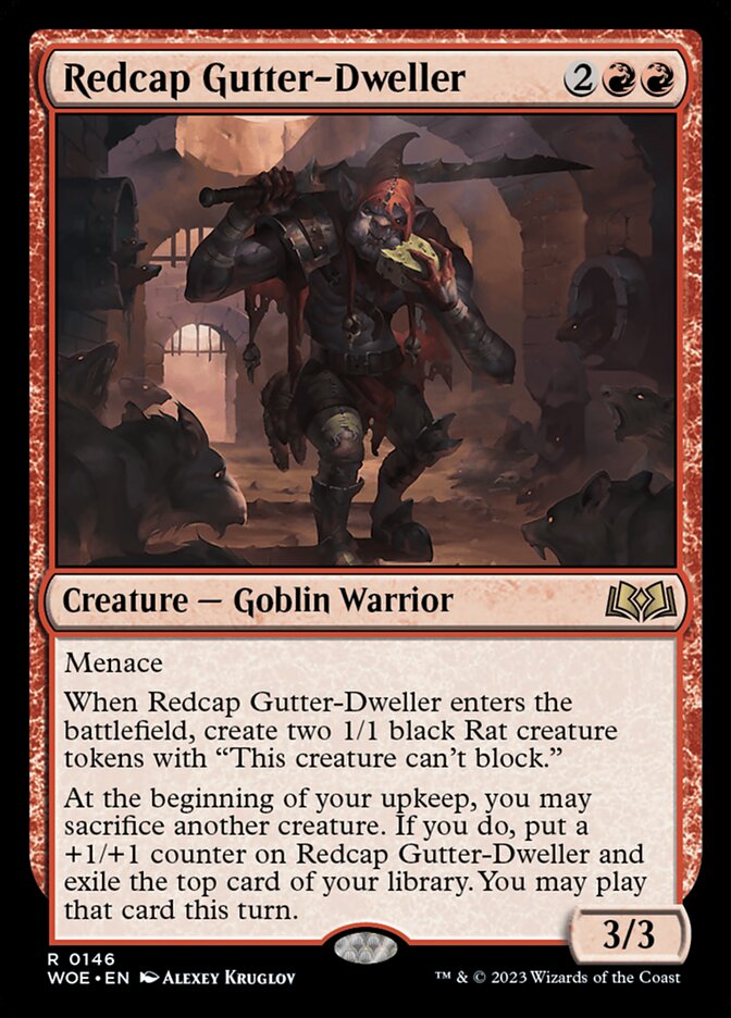 Redcap Gutter-Dweller [Wilds of Eldraine] (146)