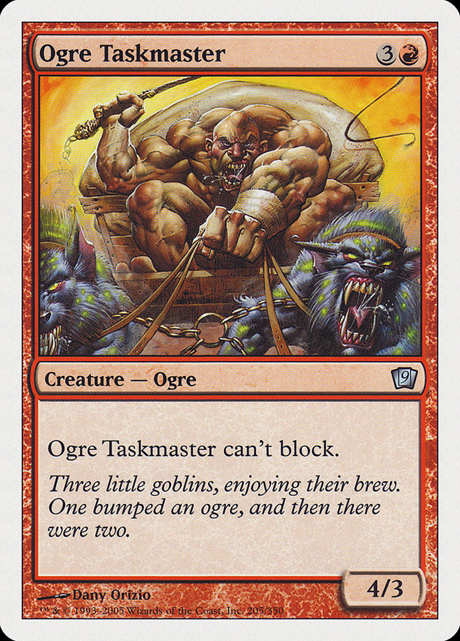 Ogre Taskmaster [Ninth Edition] (205)