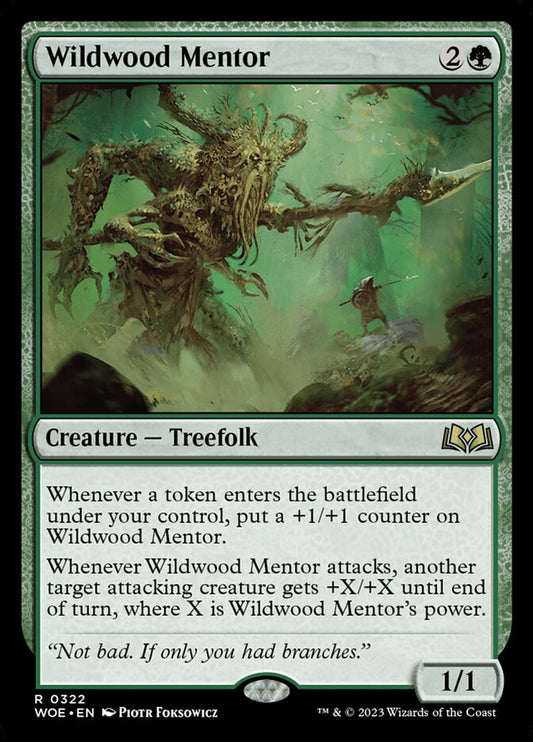 Wildwood Mentor [Wilds of Eldraine] (322)