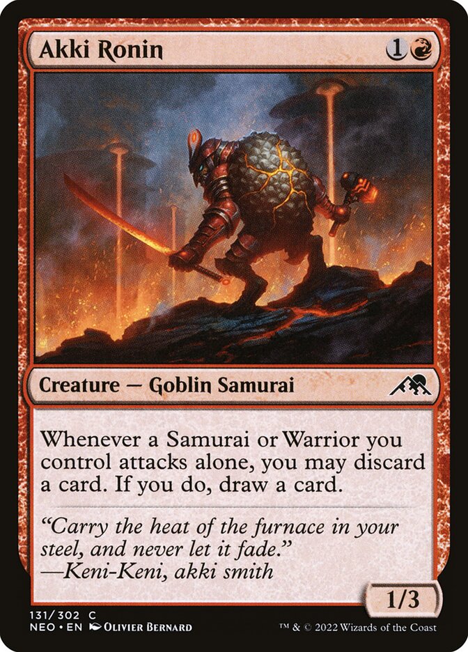 Akki Ronin [Kamigawa: Neon Dynasty] (131)