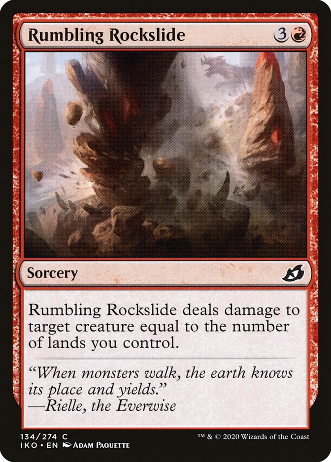 Rumbling Rockslide [Ikoria: Lair of Behemoths] (134)