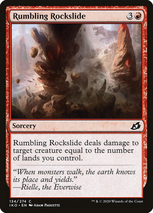 Rumbling Rockslide [Ikoria: Lair of Behemoths] (134)