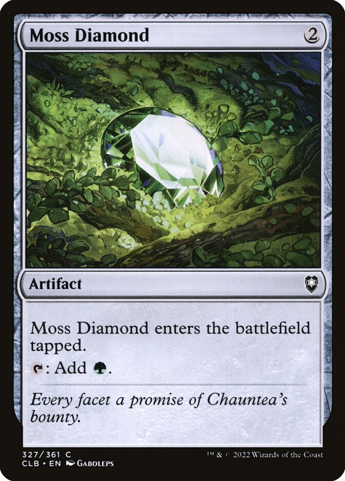 Moss Diamond [Commander Legends: Battle for Baldur's Gate] (327)