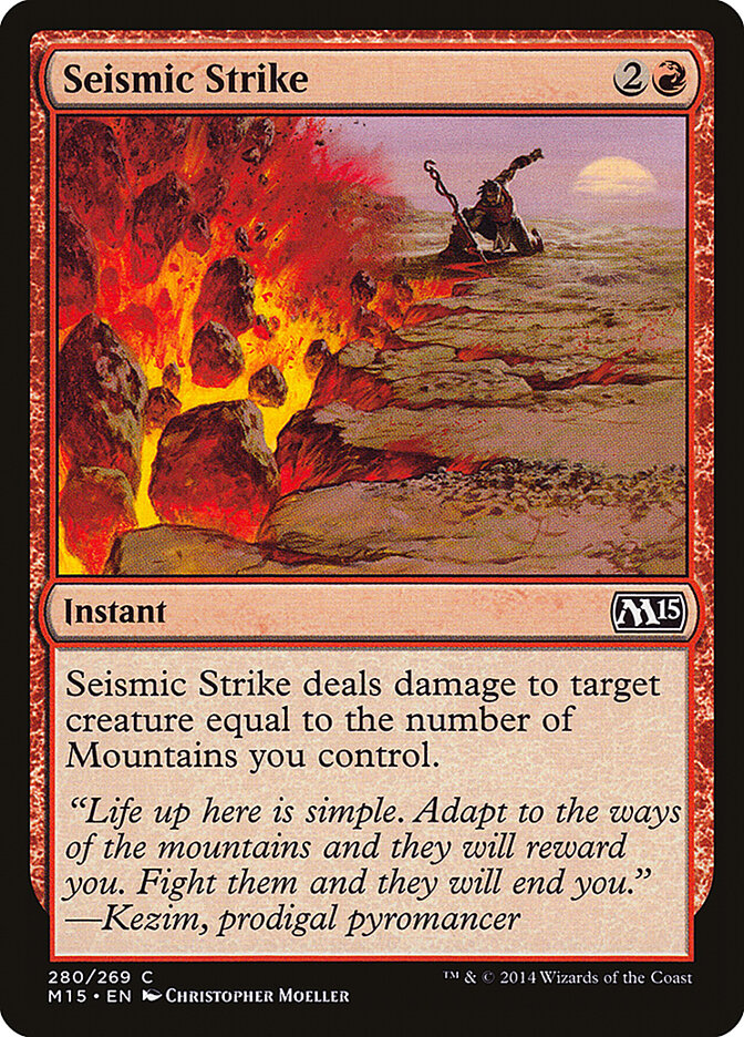 Seismic Strike [Magic 2015] (280)