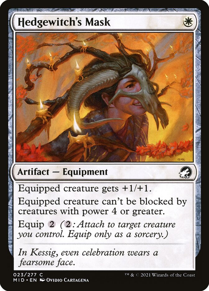 Hedgewitch's Mask [Innistrad: Midnight Hunt] (23)