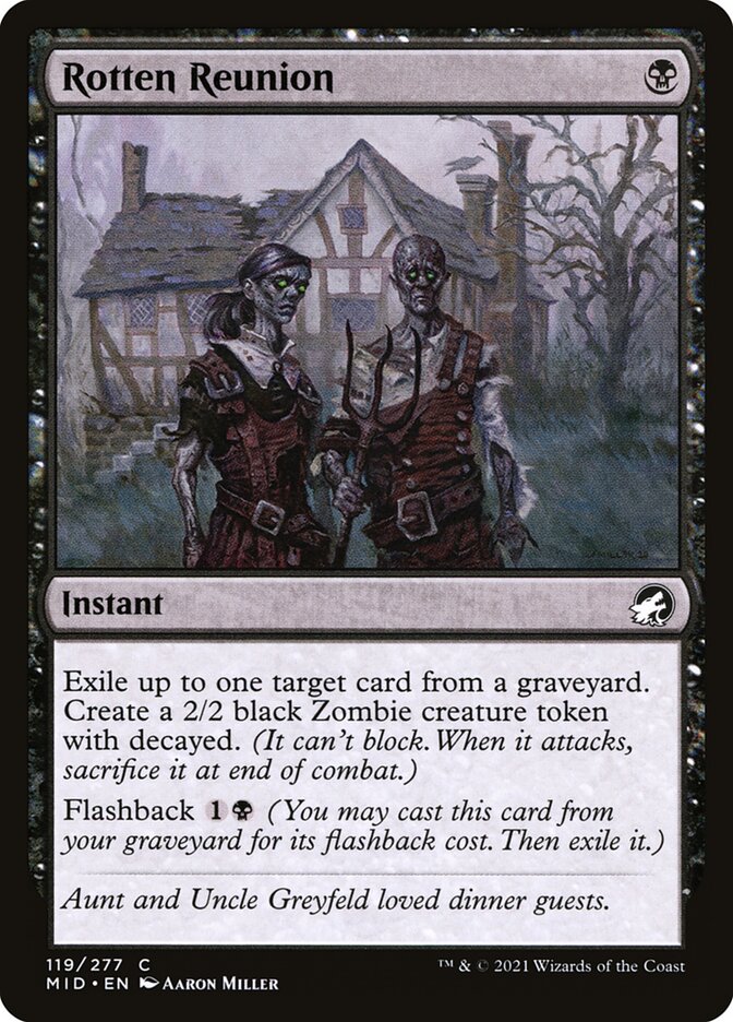 Rotten Reunion [Innistrad: Midnight Hunt] (119)