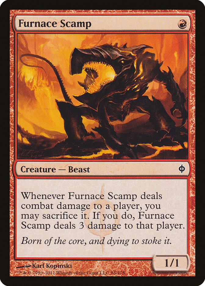 Furnace Scamp [New Phyrexia] (84)