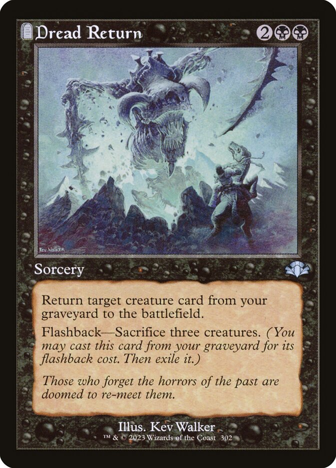 Dread Return [Dominaria Remastered] (302)