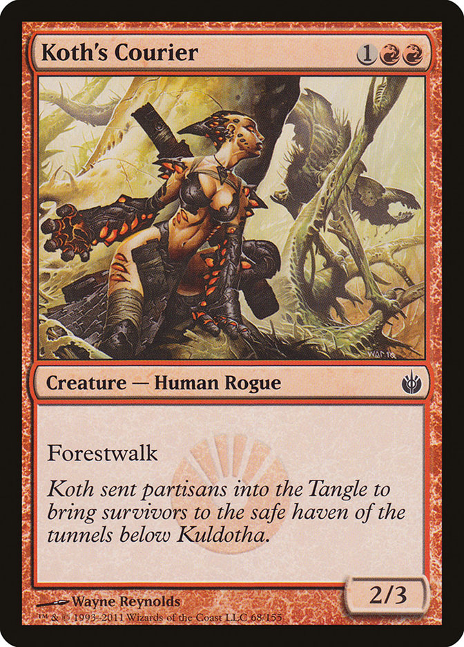 Koth's Courier [Mirrodin Besieged] (68)