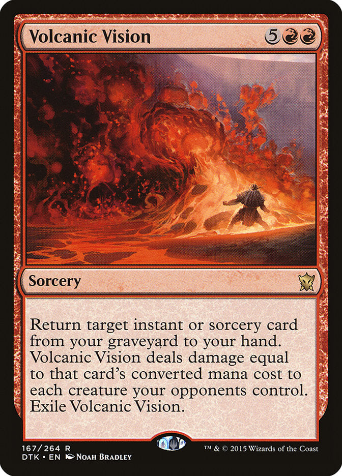 Volcanic Vision [Dragons of Tarkir] (167)