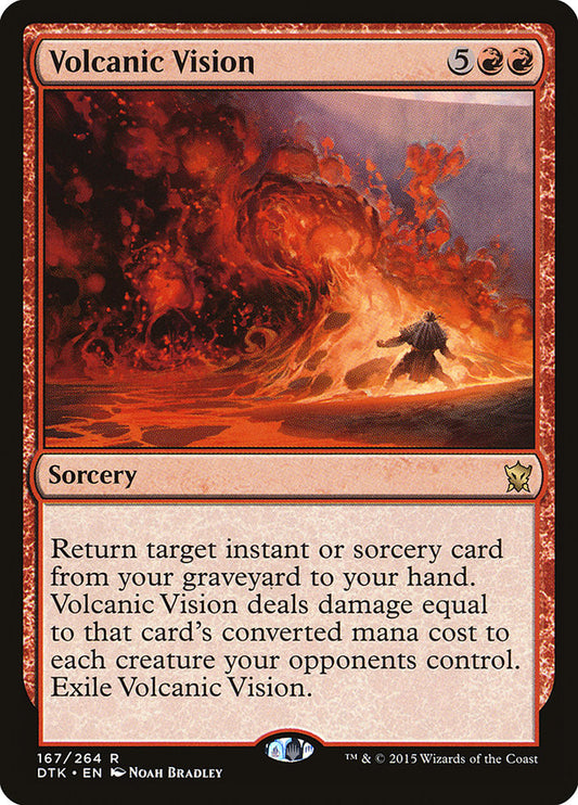 Volcanic Vision [Dragons of Tarkir] (167)