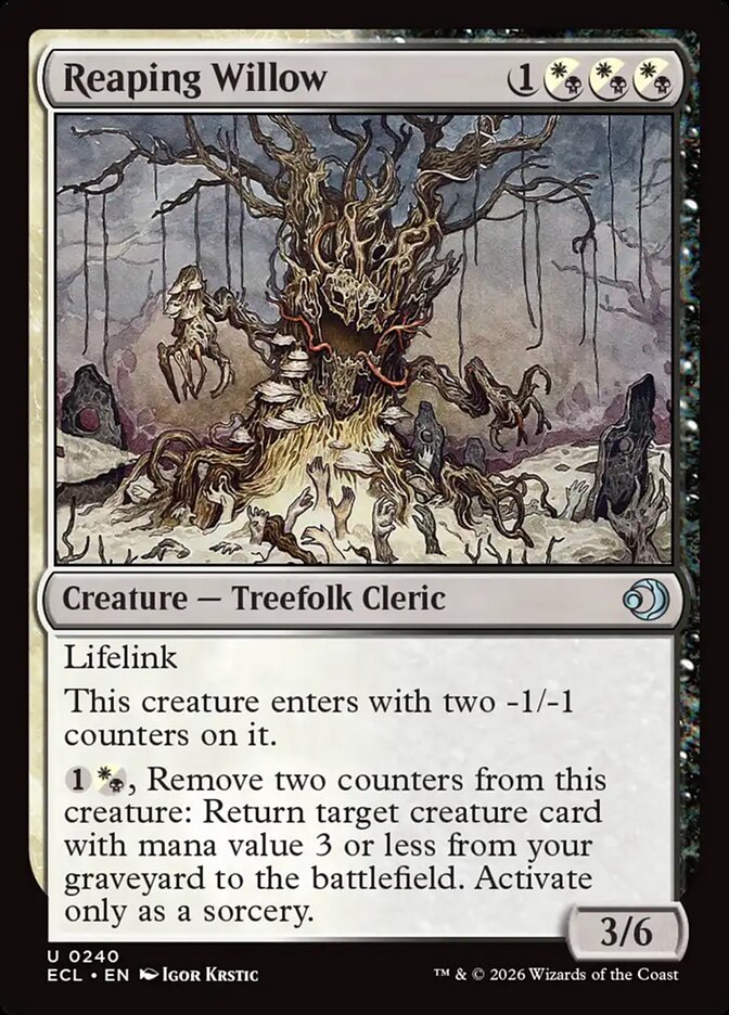 Reaping Willow [Lorwyn Eclipsed] (240)
