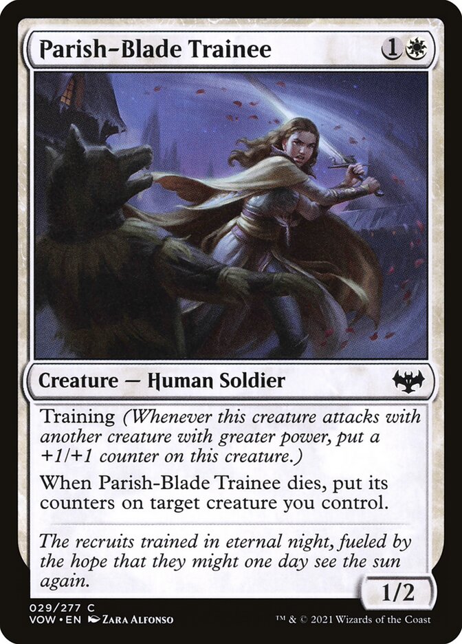 Parish-Blade Trainee [Innistrad: Crimson Vow] (29)