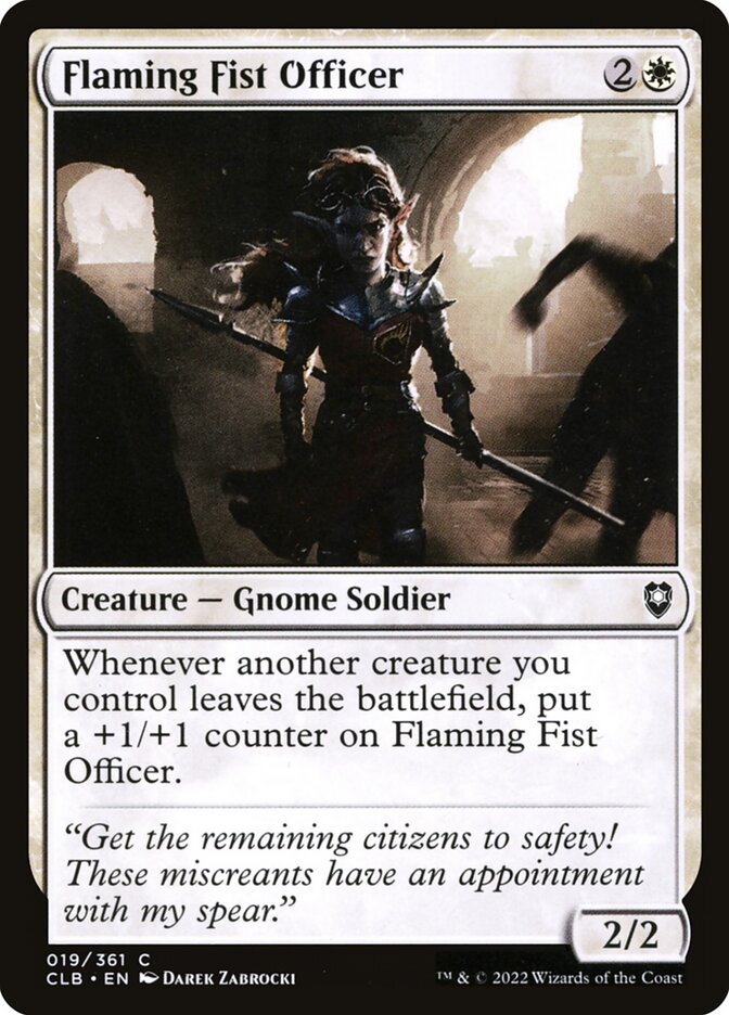 Flaming Fist Officer [Commander Legends: Battle for Baldur's Gate] (19)