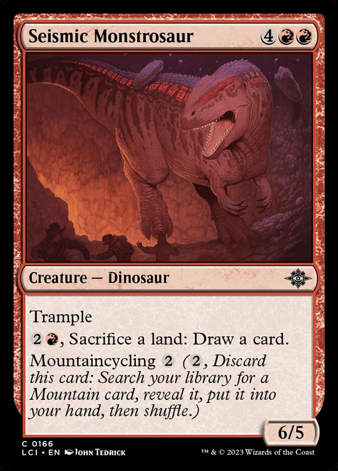Seismic Monstrosaur [The Lost Caverns of Ixalan] (166)