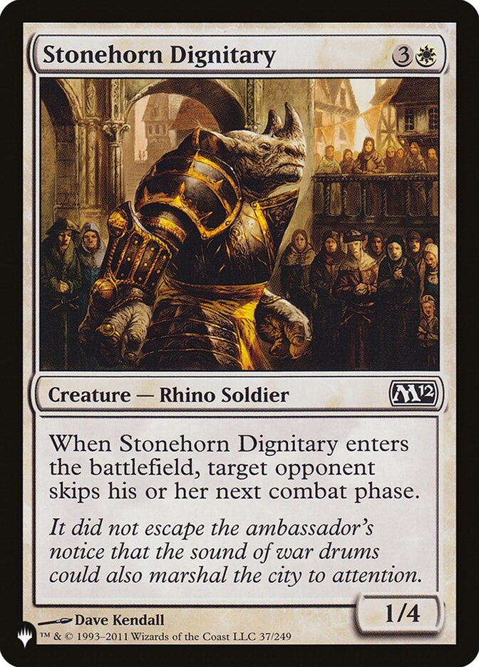Stonehorn Dignitary [The List] (M12-37)