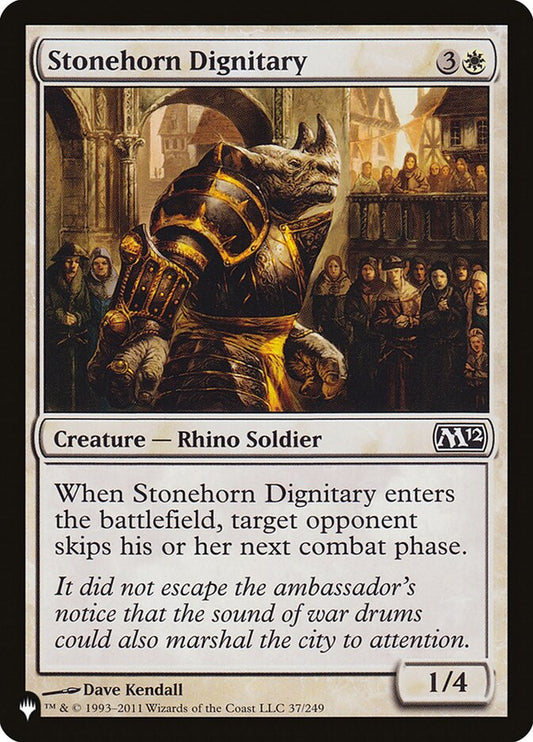 Stonehorn Dignitary [The List] (M12-37)
