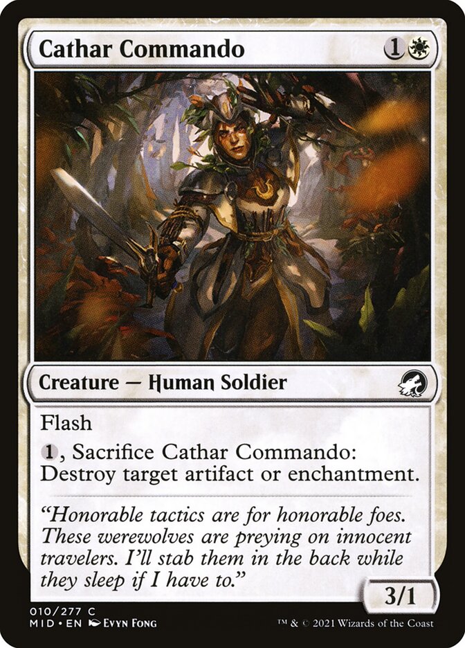 Cathar Commando [Innistrad: Midnight Hunt] (10)