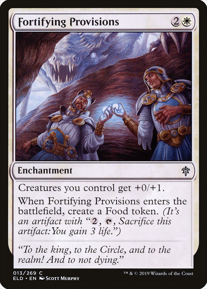 Fortifying Provisions [Throne of Eldraine] (13)