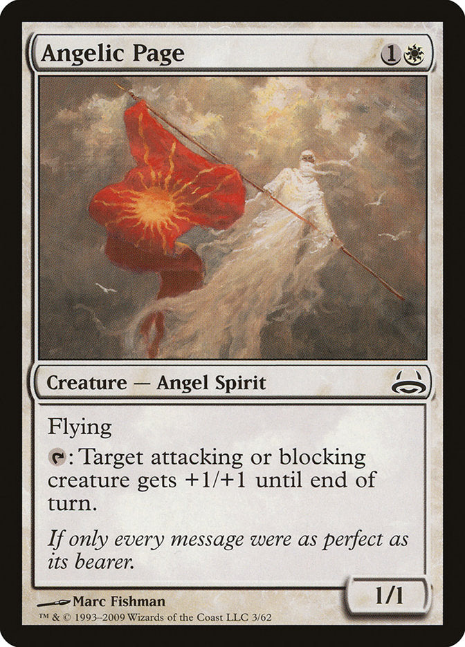 Angelic Page [Duel Decks: Divine vs. Demonic] (3)