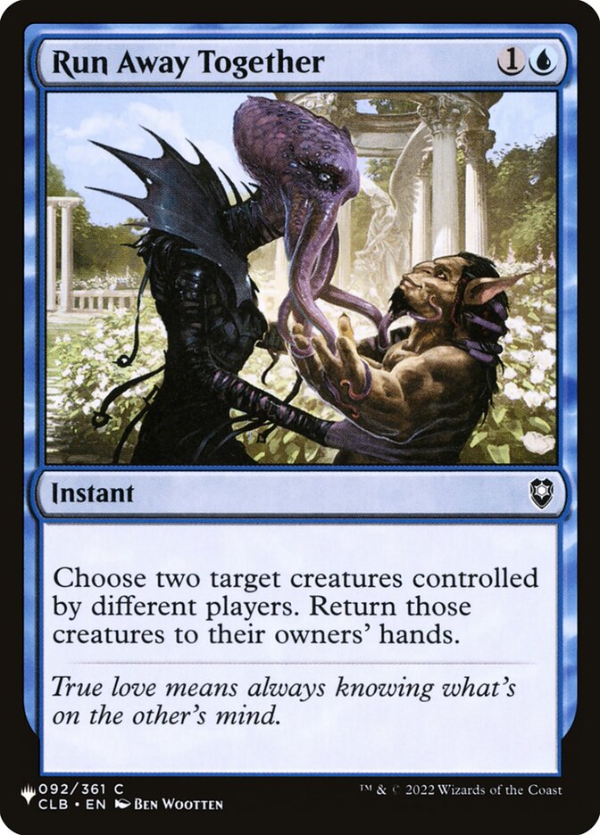 Run Away Together [The List] (CLB-92)