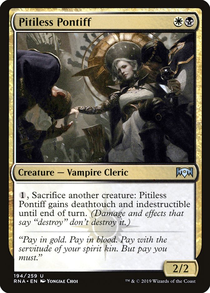 Pitiless Pontiff [Ravnica Allegiance] (194)