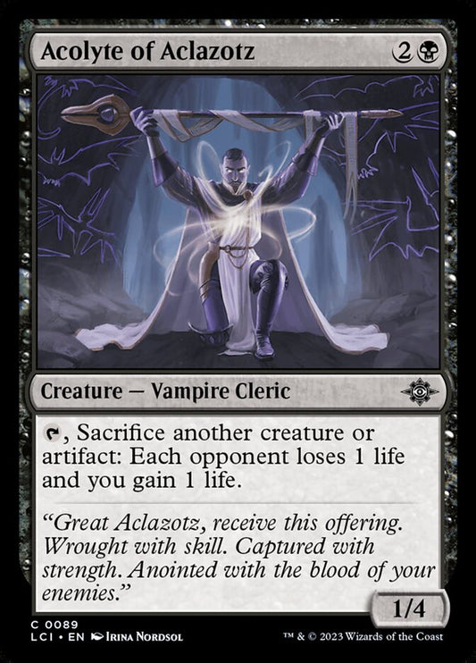 Acolyte of Aclazotz [The Lost Caverns of Ixalan] (89)