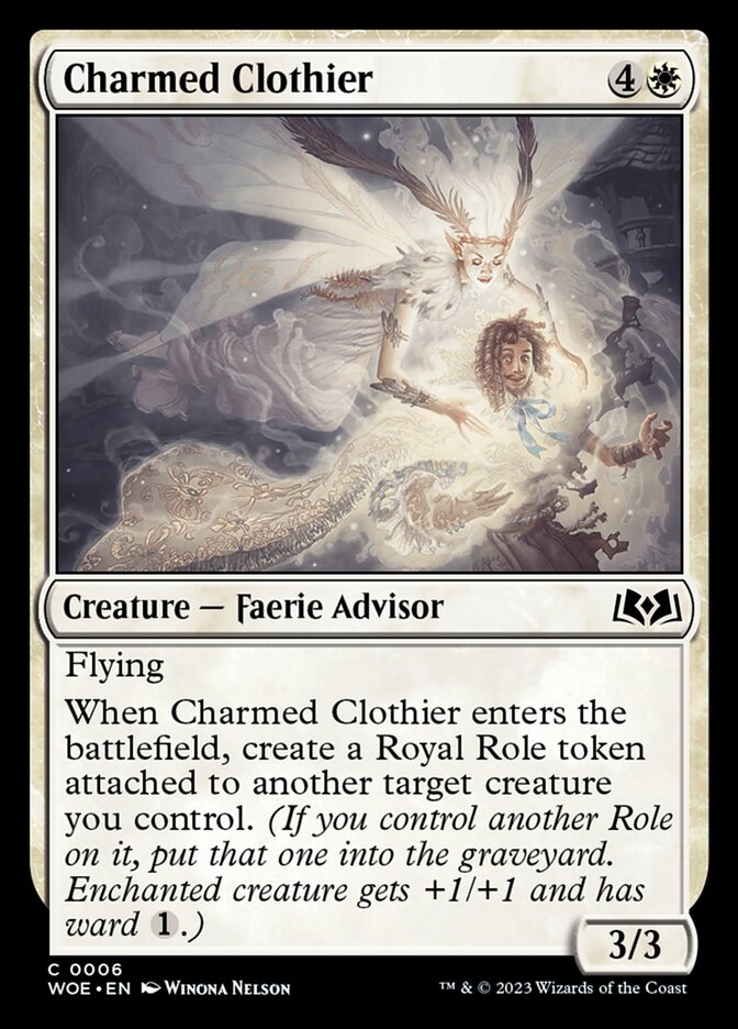 Charmed Clothier [Wilds of Eldraine] (6)