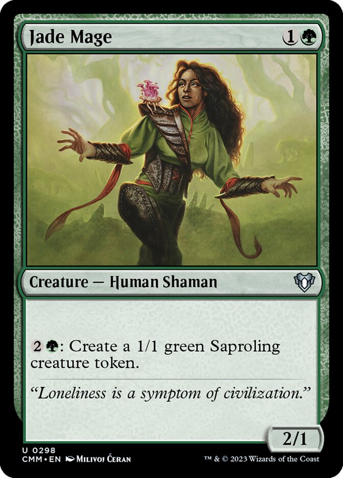 Jade Mage [Commander Masters] (298)