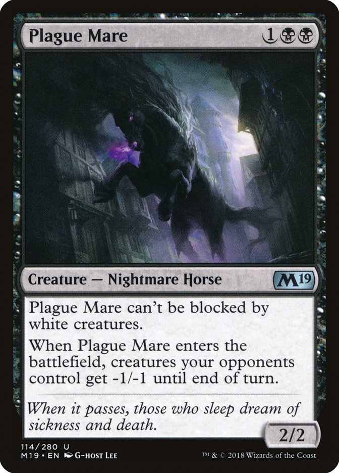 Plague Mare [Core Set 2019] (114)