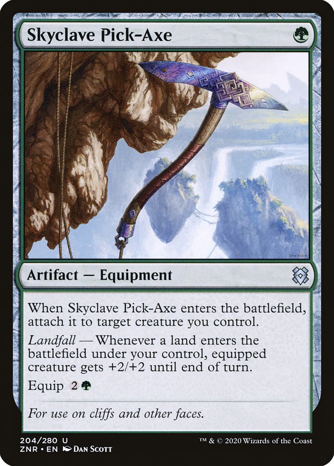 Skyclave Pick-Axe [Zendikar Rising] (204)