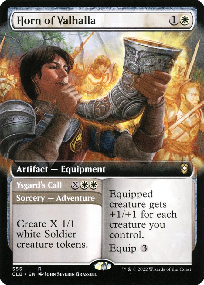 Horn of Valhalla // Ysgard's Call [Commander Legends: Battle for Baldur's Gate] (555)