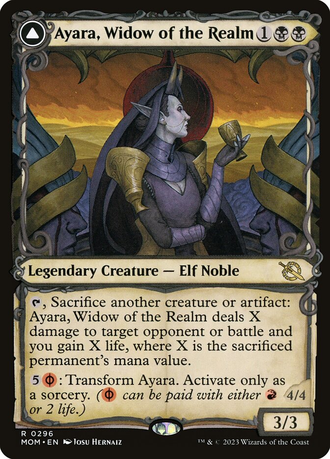 Ayara, Widow of the Realm [March of the Machine] (296)