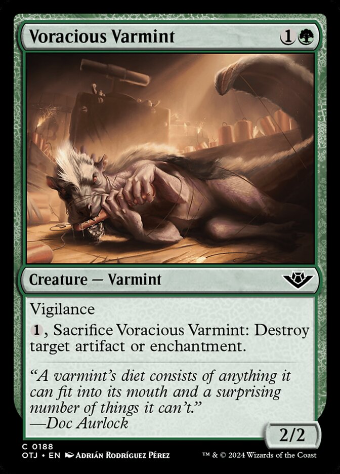 Voracious Varmint [Outlaws of Thunder Junction] (188)
