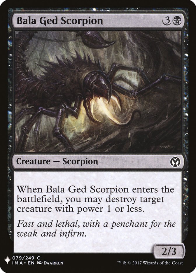 Bala Ged Scorpion [The List] (IMA-79)