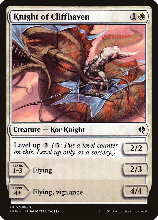 Knight of Cliffhaven [Duel Decks: Zendikar vs. Eldrazi] (5)