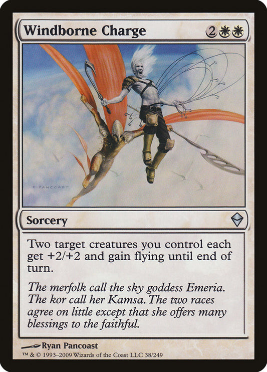 Windborne Charge [Zendikar] (38)