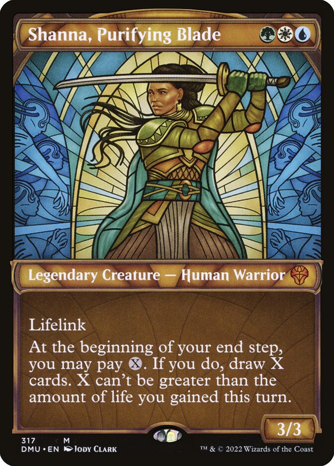 Shanna, Purifying Blade [Dominaria United] (317)