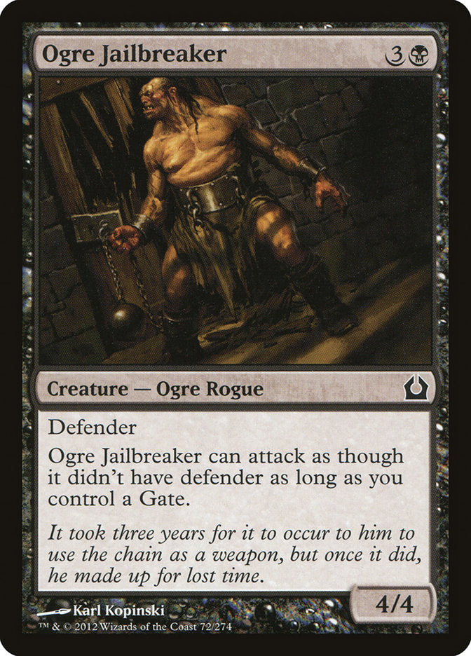 Ogre Jailbreaker [Return to Ravnica] (72)