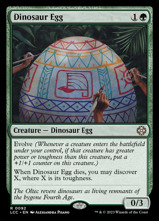 Dinosaur Egg [The Lost Caverns of Ixalan Commander] (92)