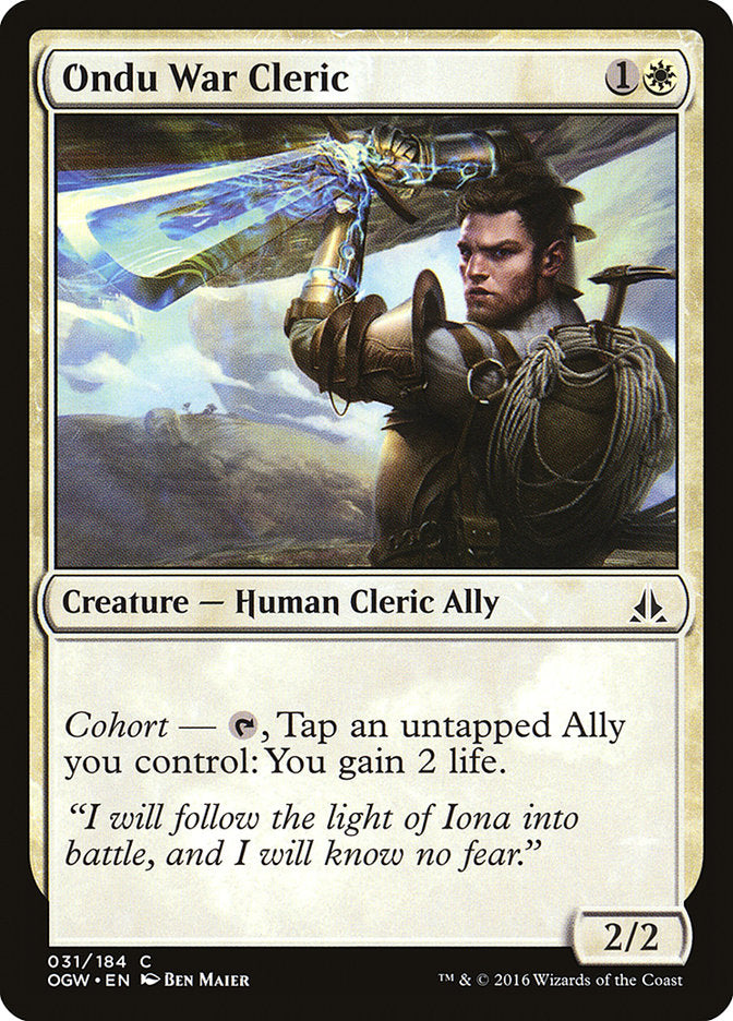 Ondu War Cleric [Oath of the Gatewatch] (31)