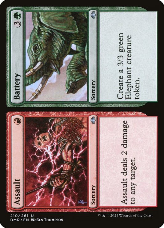 Assault // Battery [Dominaria Remastered] (210)