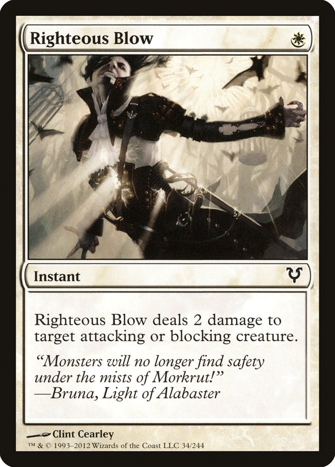 Righteous Blow [Avacyn Restored] (34)